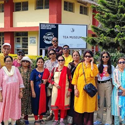 At Tea Factory Munnar